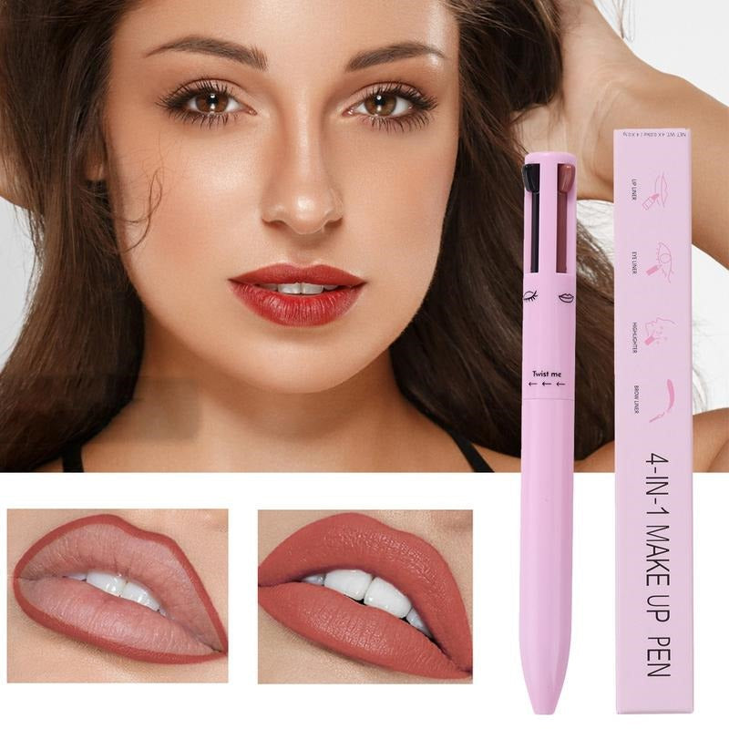 4 In 1 Waterproof Makeup Pen Eyebrow