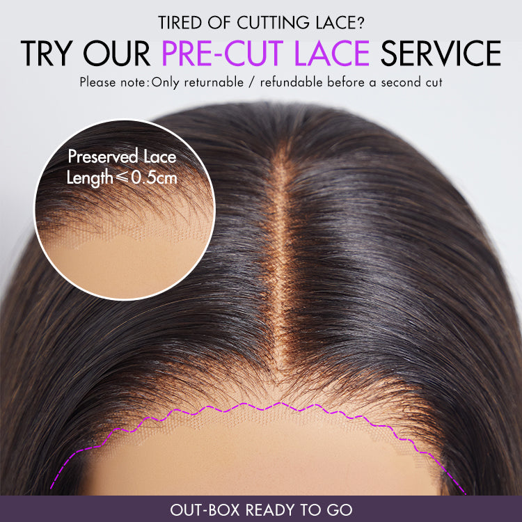 AiryFit™ Scalp Care Wigs - Deep Parting Loose Body Wave Human Hair Wig 11x6 Frontal HD Lace Glueless Wig