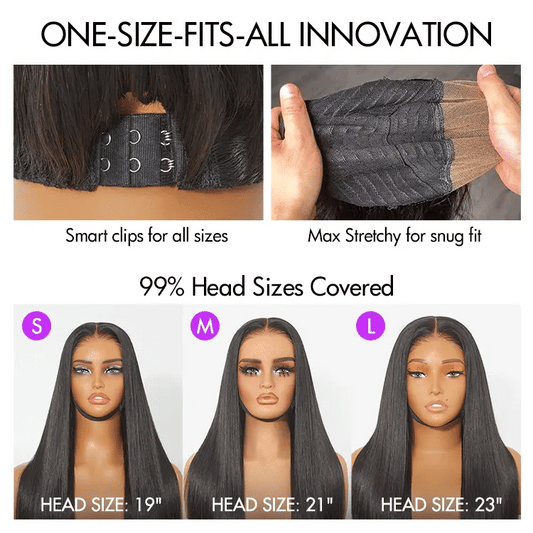 Luvme All-Day Comfort™ Wig 180% / 250% Density Glueless 7x6 Closure HD Lace Loose Body Wave Long Wig Pre-Cut Lace