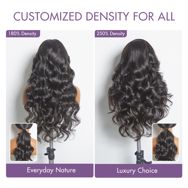 Luvme All-Day Comfort™ Wig 180% / 250% Density Glueless 7x6 Closure HD Lace Loose Body Wave Long Wig Pre-Cut Lace