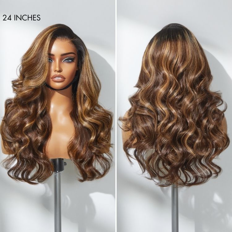 Luvme Hair PartingMax Glueless Wig 180% Density Loose Body Wave 7x6 Closure HD Lace Pre Cut & Plucked & Bleached Ready to Go