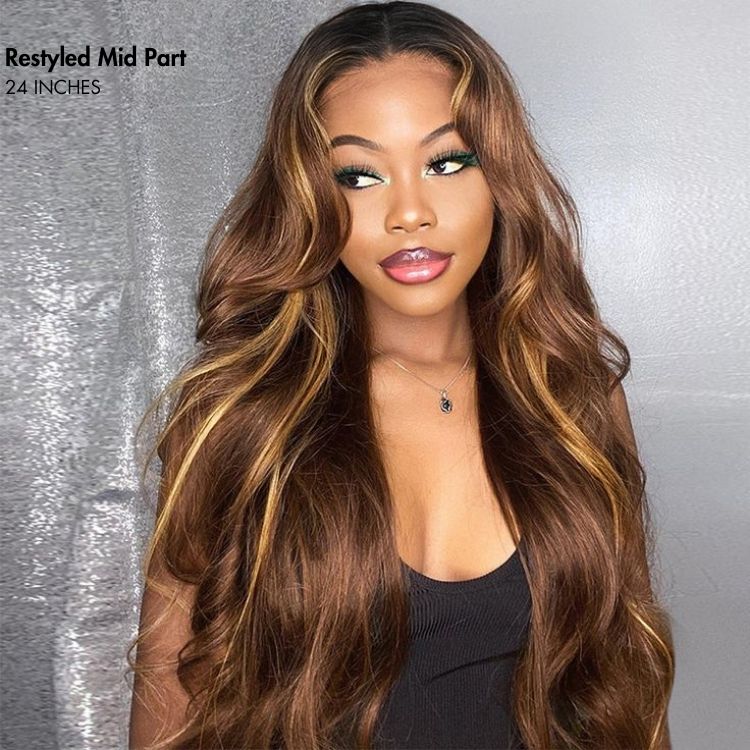 Luvme Hair PartingMax Glueless Wig 180% Density Loose Body Wave 7x6 Closure HD Lace Pre Cut & Plucked & Bleached Ready to Go