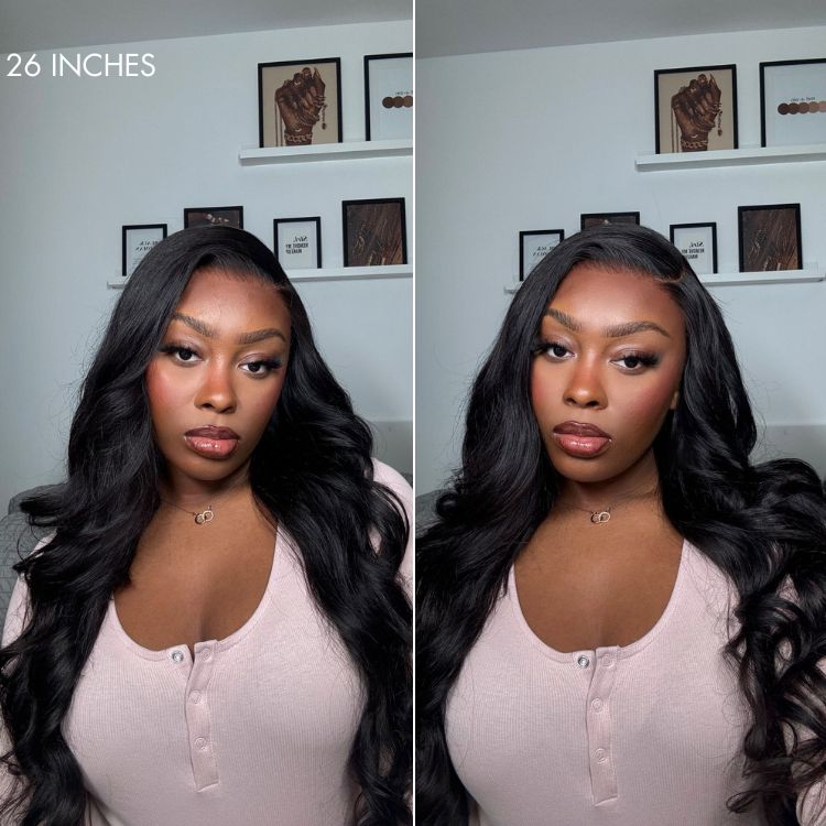 Luvme All-Day Comfort™ Wig 180% / 250% Density Glueless 7x6 Closure HD Lace Loose Body Wave Long Wig Pre-Cut Lace