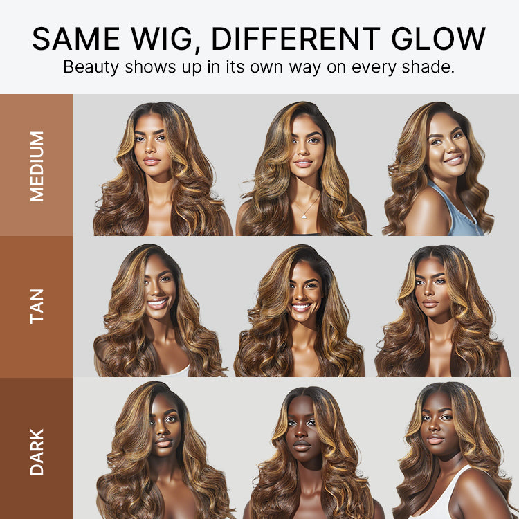 Luvme Hair PartingMax Glueless Wig 180% Density Loose Body Wave 7x6 Closure HD Lace Pre Cut & Plucked & Bleached Ready to Go