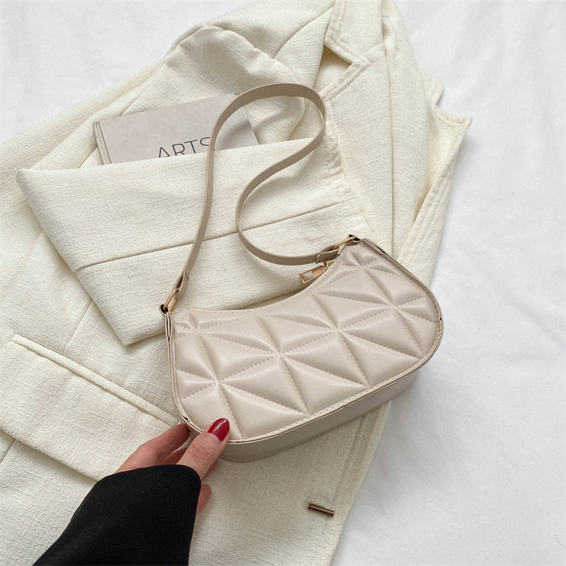Retro Casual Portable Shoulder Bag Fashion Underarm Bag Women