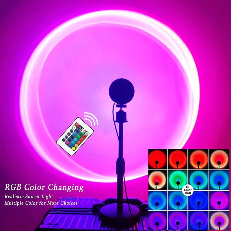 Sunset Lamp Multi Color With Remote