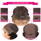 Mid-point Wine Red African Small Curly Long Wig