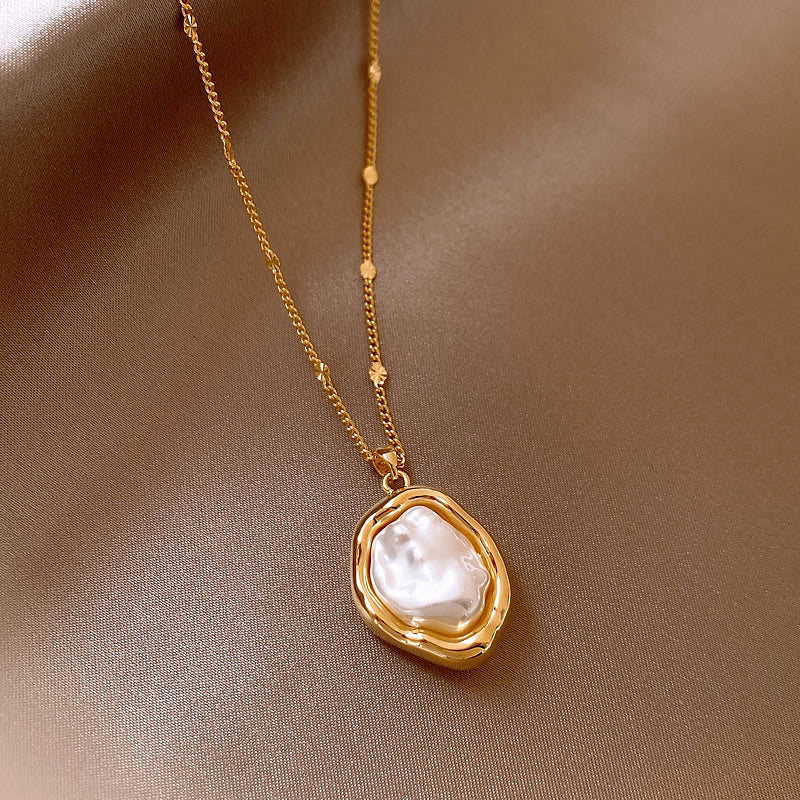Irregular Baroque Pearl Necklace