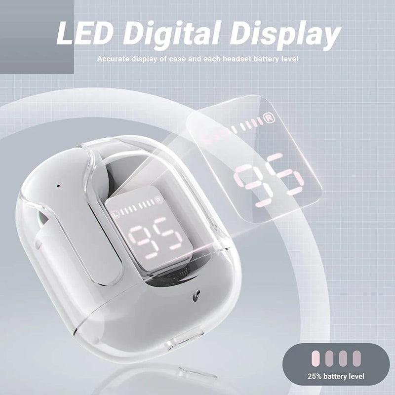 Air31 Earbuds Crystal Transparent Body