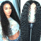 Long Rolled PURE HUMAN HAIR WIG