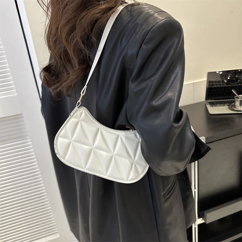 Retro Casual Portable Shoulder Bag Fashion Underarm Bag Women