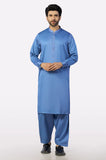 Blue Cotton Shalwar Kameez