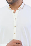 Cream Wash & Wear Shalwar Kameez