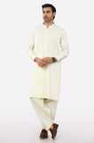 Cream Cotton Shalwar Kameez
