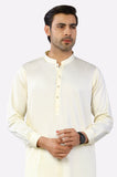 Cream Cotton Shalwar Kameez