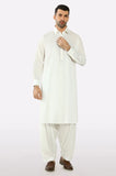 Off White Wash & Wear Shalwar Kameez