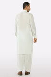 Off White Wash & Wear Shalwar Kameez