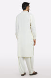 Cream Wash & Wear Shalwar Kameez