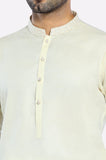 Cream Wash & Wear Shalwar Kameez