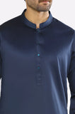 Navy Blue Cotton Shalwar Kameez