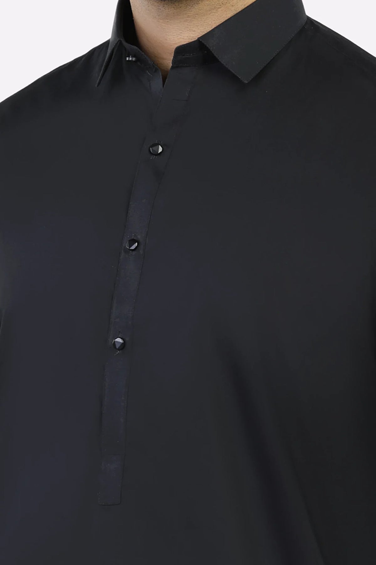 Black Cotton Shalwar Kameez