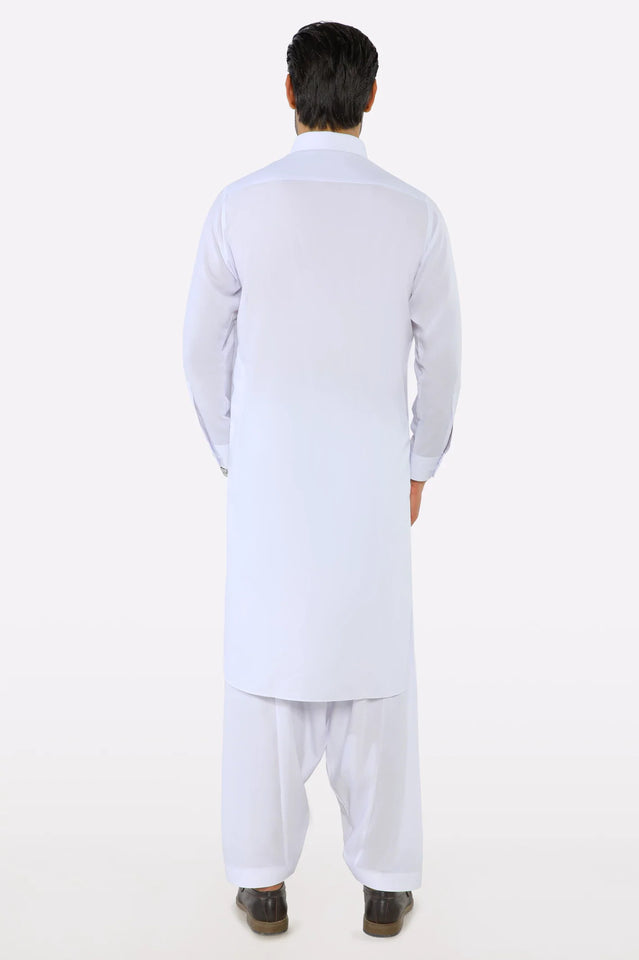 White Wash & Wear Shalwar Kameez