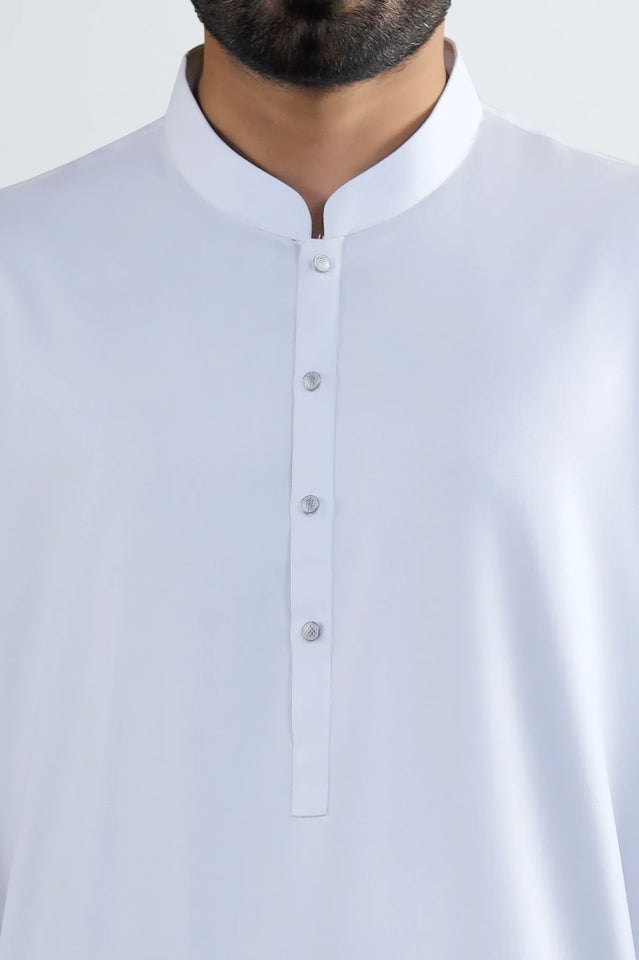 White Wash & Wear Shalwar Kameez