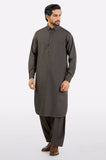 Dark Brown Wash & Wear Shalwar Kameez