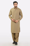 Khaki Wash & Wear Shalwar Kameez
