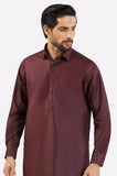 Maroon Wash & Wear Shalwar Kameez