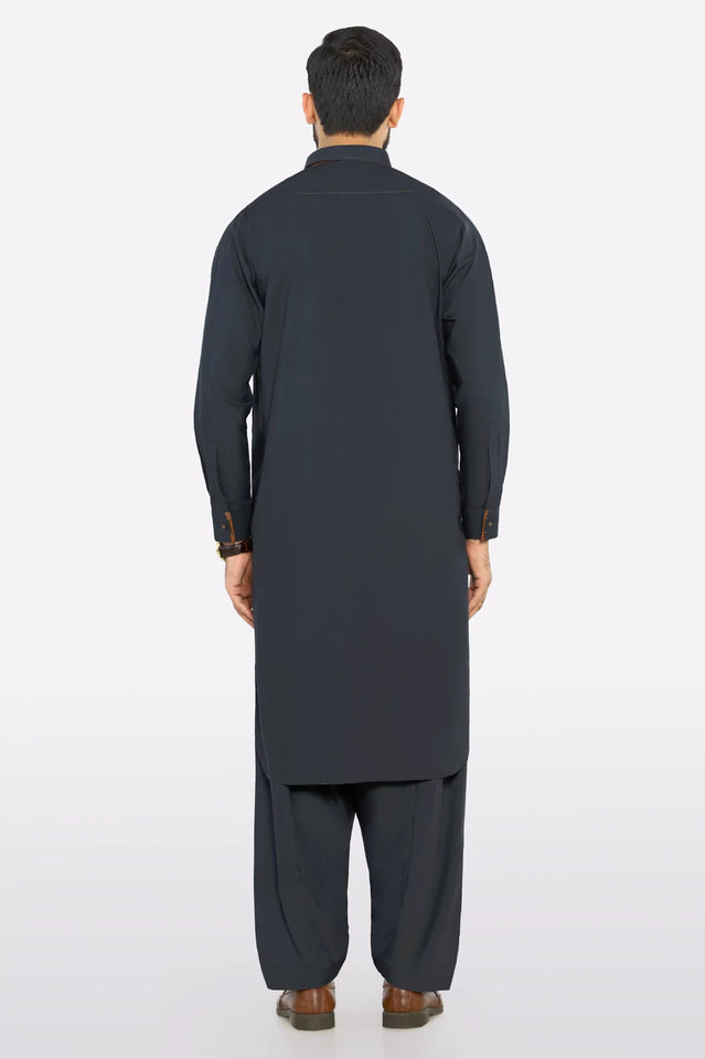 Grey Wash & Wear Shalwar Kameez