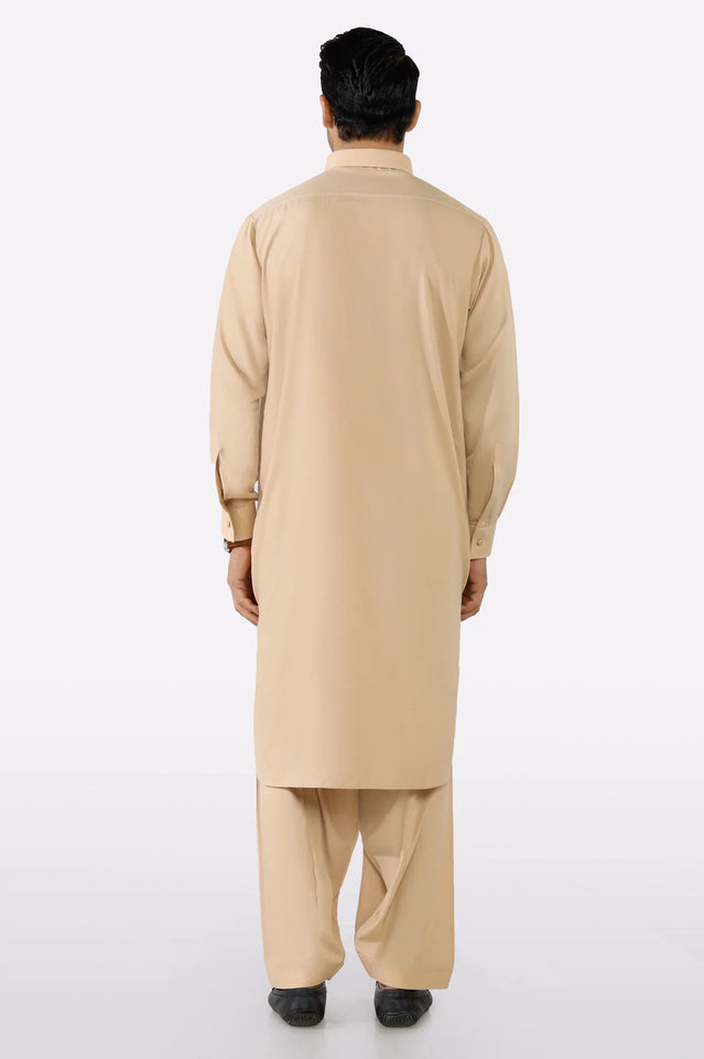 Peach Wash & Wear Shalwar Kameez
