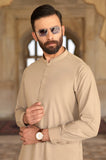 Fawn Wash & Wear Shalwar Kameez