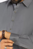 Grey Cotton Shalwar Kameez
