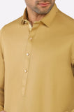Mustard Cotton Shalwar Kameez