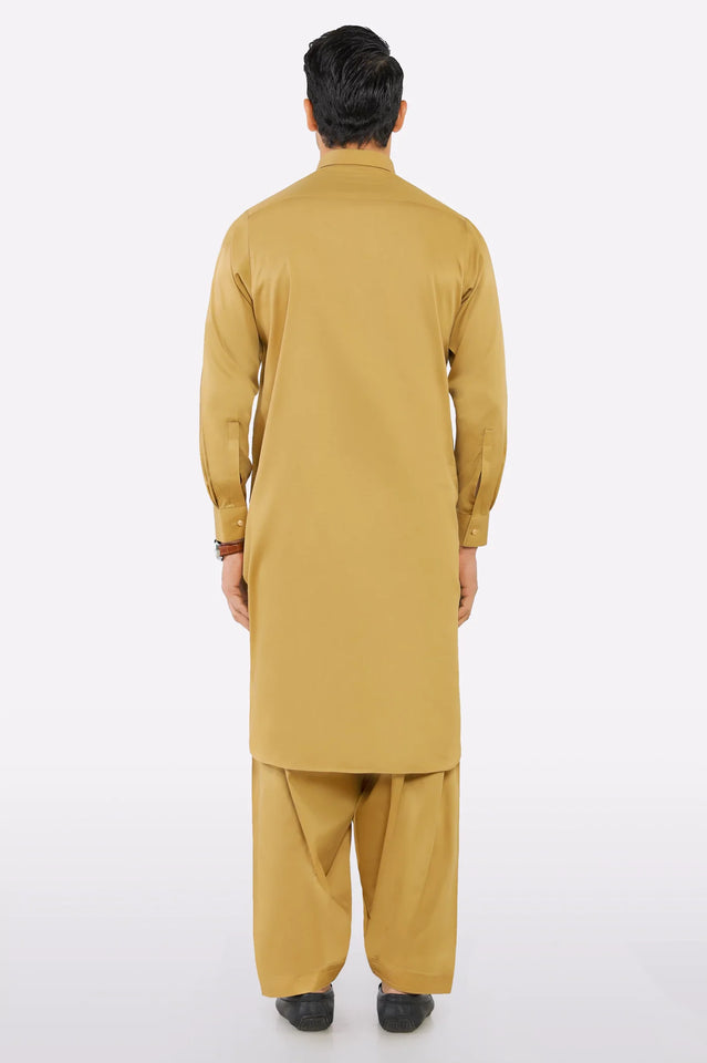 Mustard Cotton Shalwar Kameez