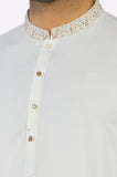 Cream Wash & Wear Shalwar Kameez