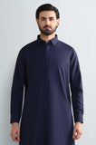 Navy Blue Wash & Wear Shalwar Kameez