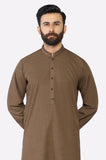 Brown Wash & Wear Kurta Pajama