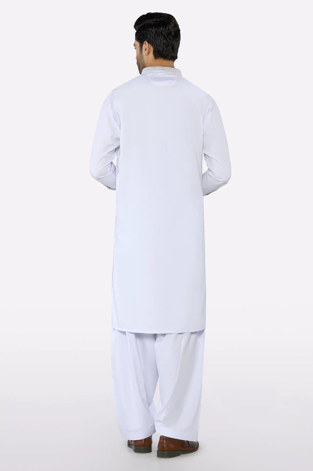 White Wash & Wear Shalwar Kameez