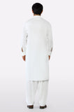 Off White Cotton Shalwar Kameez