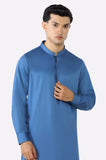 Blue Cotton Shalwar Kameez