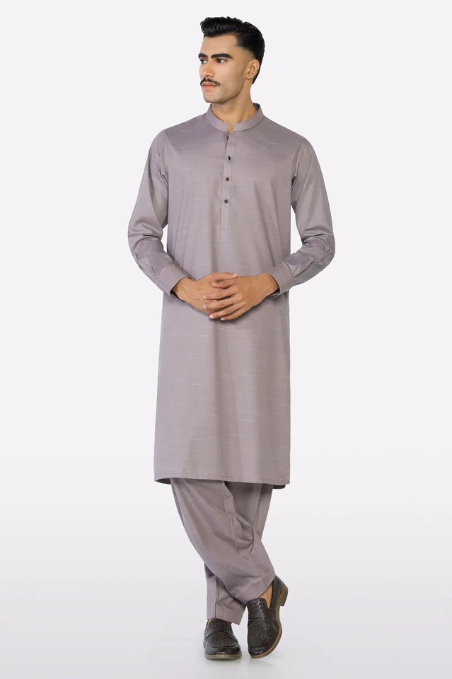 Light Purple Wash & Wear Shalwar Kameez