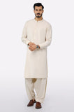 Fawn Wash & Wear Shalwar Kameez