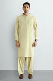 Light Fawn Wash & Wear Shalwar Kameez