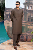 Coffee Brown Wash & Wear Shalwar Kameez