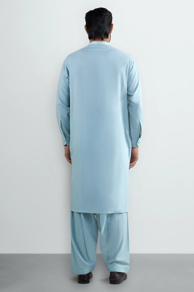 Light Green Wash & Wear Shalwar Kameez