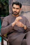Brown Wash & Wear Kurta Pajama