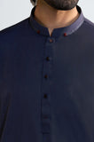 Navy Blue Wash & Wear Shalwar Kameez