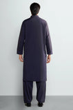 Navy Blue Wash & Wear Shalwar Kameez